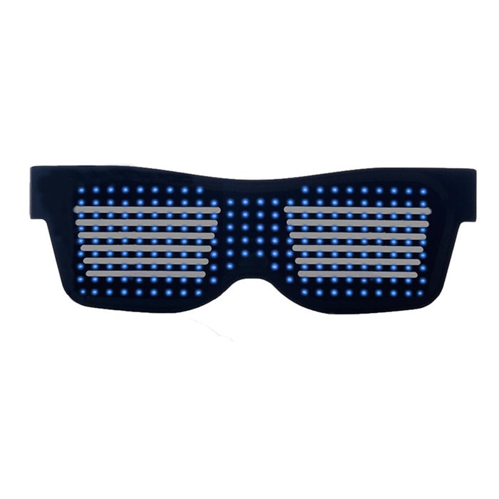 Image of LED Party Glasses APP Control Magic Bluetooth Luminous Glasses, Blue
