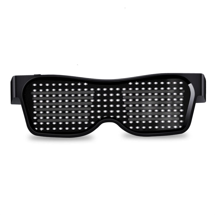 Image of LED Party Glasses APP Control Magic Bluetooth Luminous Glasses, White