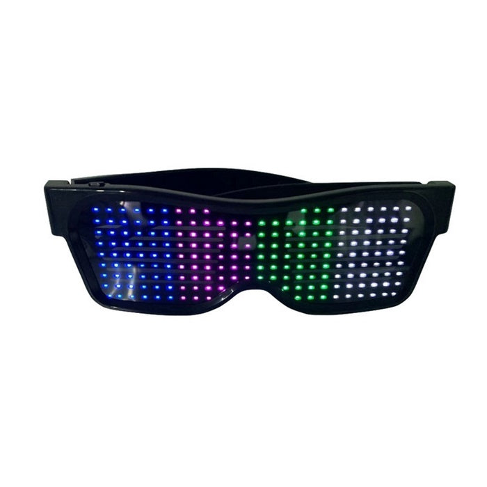 LED Party Glasses APP Control Magic Bluetooth Luminous Glasses, Multicolor
