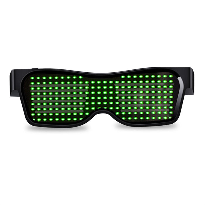 Image of LED Party Glasses APP Control Magic Bluetooth Luminous Glasses, Green