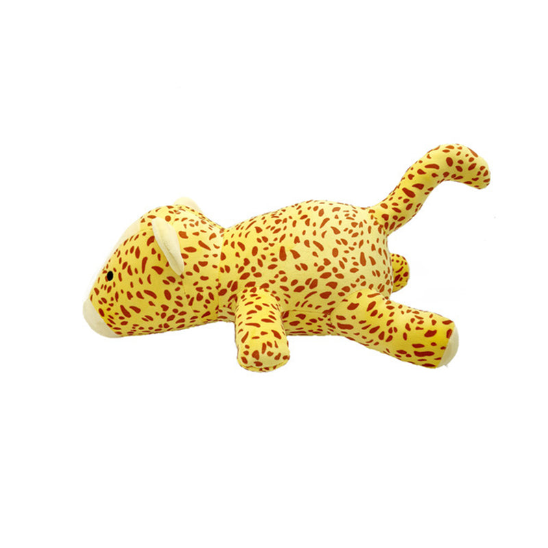 Image of Cute Cartoon Stuffed Animals Dolls Dinosaur Weighted Plush Toy for Kids, Leopard