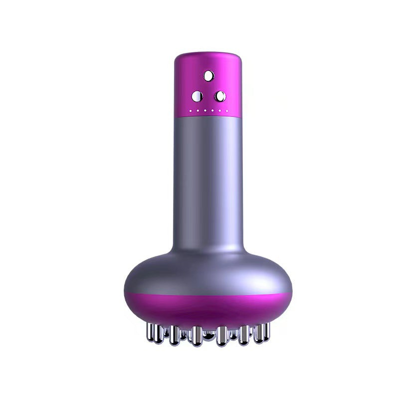 Image of Intelligent Electric Meridian Brush Home Portable Massager Meridian Dredging Fat Burning, Purple