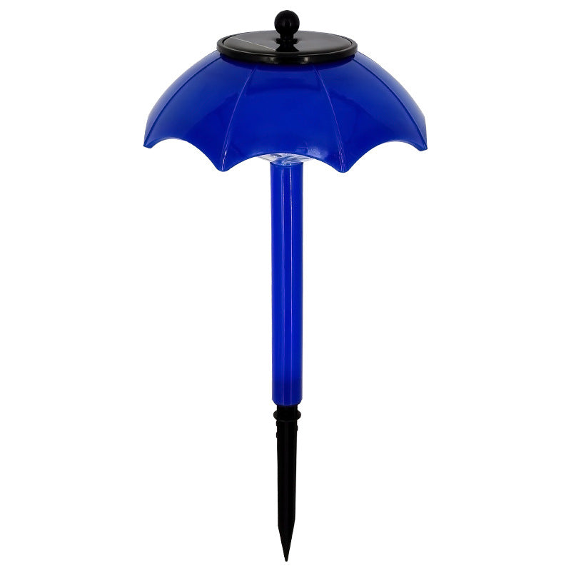 Image of 2 PCS Solar LED Color Gradient Flashing Waterproof Umbrella Light, Blue