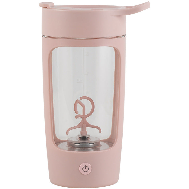 Image of 650ml USB Charging Portable Automatic Electric Blend Bottle, Basic / Pink