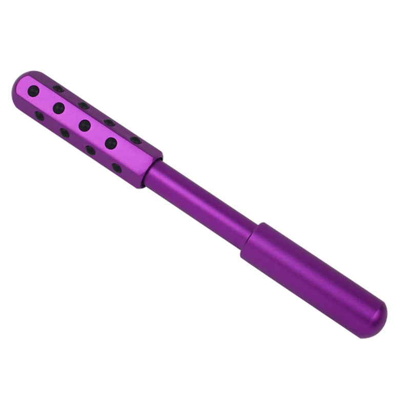Image of Germanium Beauty Bar Face Roller Face Lift Massage Facial Stick, Purple