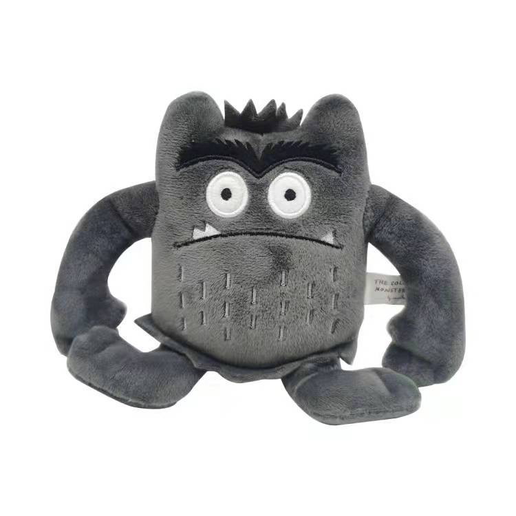 

Kawaii The Color Monster Doll Children Baby Soothing Stuffed Toys Gifts - Grey