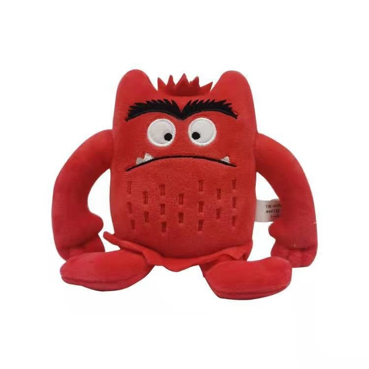 

Kawaii The Color Monster Doll Children Baby Soothing Stuffed Toys Gifts - Red