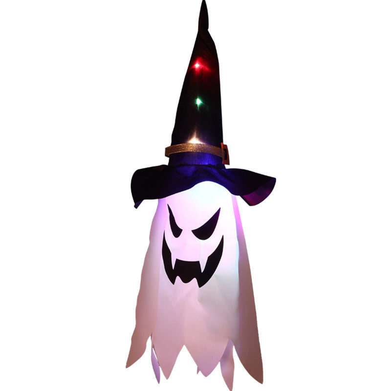Image of Halloween Ghost Pumpkin Battery Operated Hanging Light for Party Decoration, Single Ghost