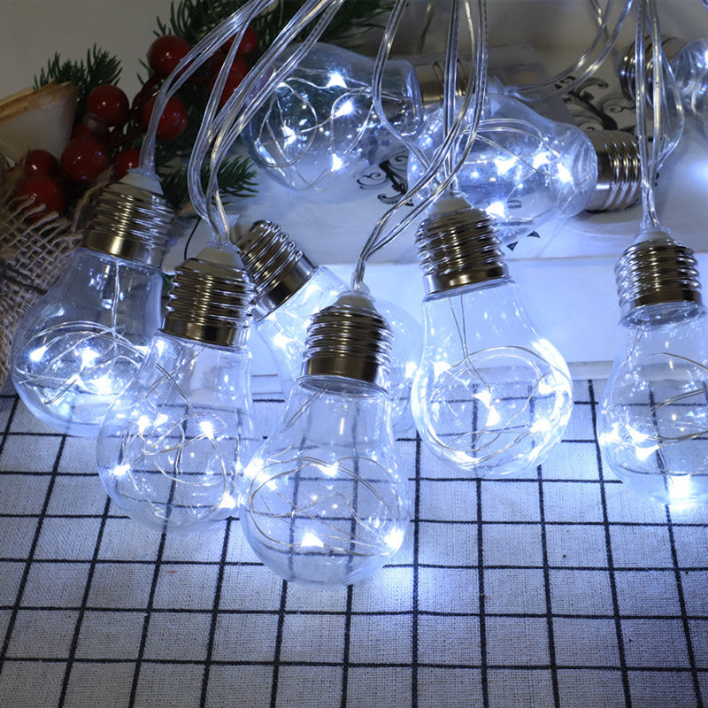 Image of 10/20 Lights Solar String Light for Indoor Outdoor Holiday Decoration, 8M / White