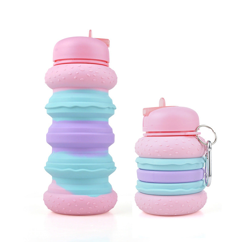 Image of Kids Water Bottles Collapsible Water Bottle Silicone Travel Bottles Gift for Children, Type 7