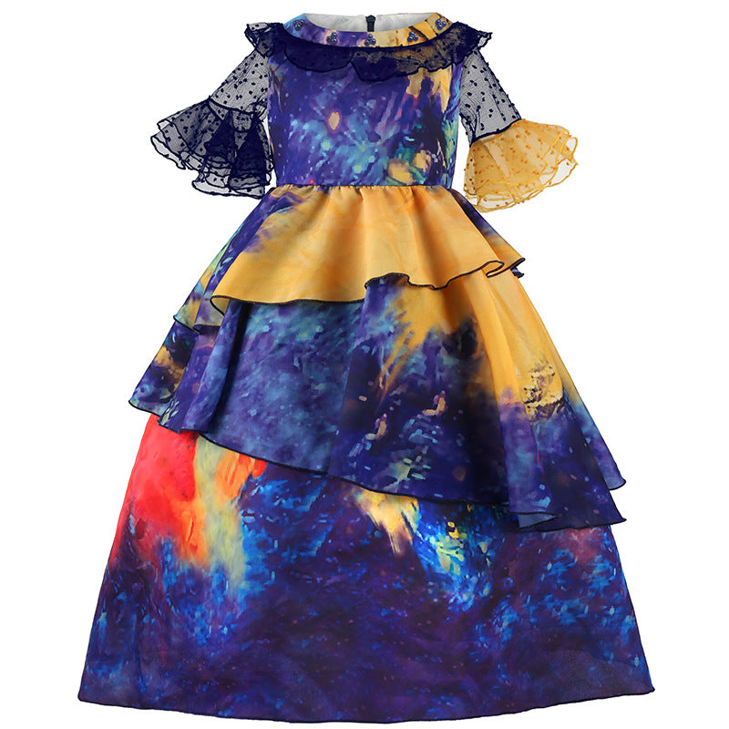 Image of Kids Party Costume Girls Princess Dress Encanto Isabela Costume Party Fancy Dress, Type 3 / 100cm