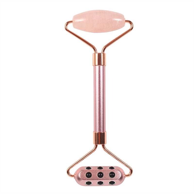 Image of Germanium Beauty Bar Jade Face Lift Massage Roller, Pink