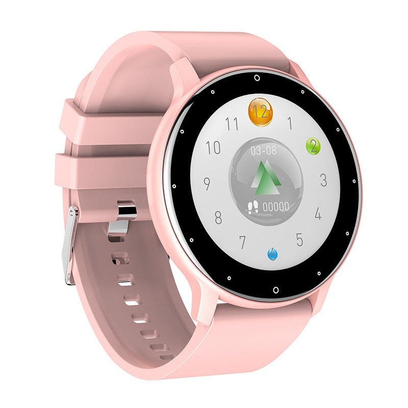 Armada Deals UK ArmadaDeals ZL02 Smart Bracelet Heart Rate Bluetooth Touch Screen Smart Watch, Pink