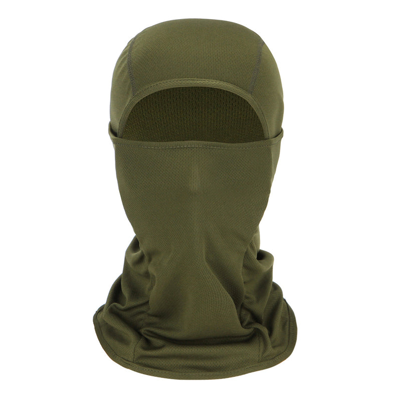 Image of Full/Half Face Mask Windproof Anti-UV Protection Camouflage Face Mask, green