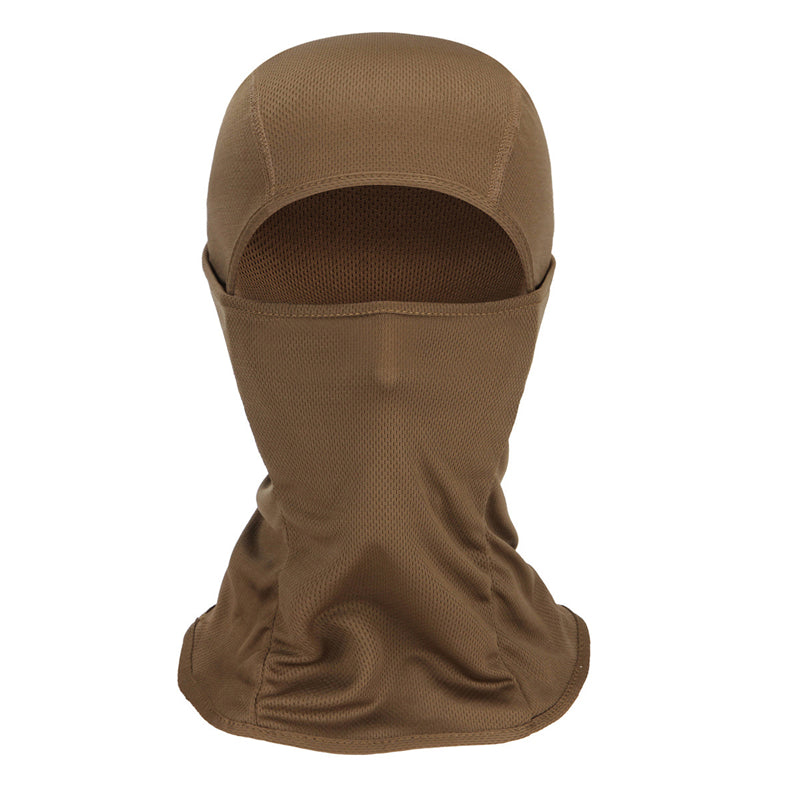 Image of Full/Half Face Mask Windproof Anti-UV Protection Camouflage Face Mask, khaki
