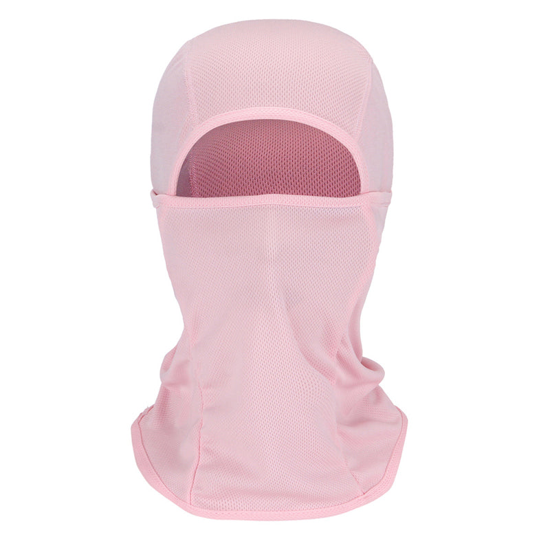 Image of Full/Half Face Mask Windproof Anti-UV Protection Camouflage Face Mask, pink