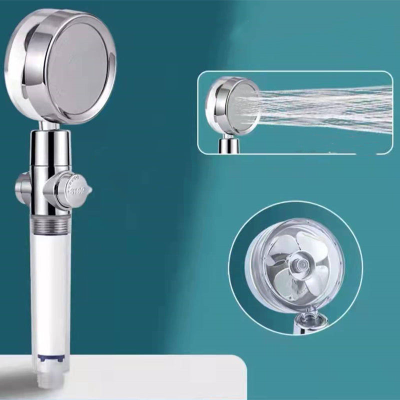 Image of 360 Degrees Rotating Propeller Driven High Pressure Shower, Silver