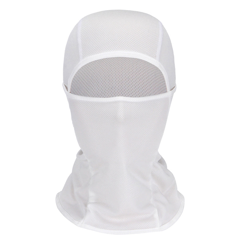 Image of Full/Half Face Mask Windproof Anti-UV Protection Camouflage Face Mask, white