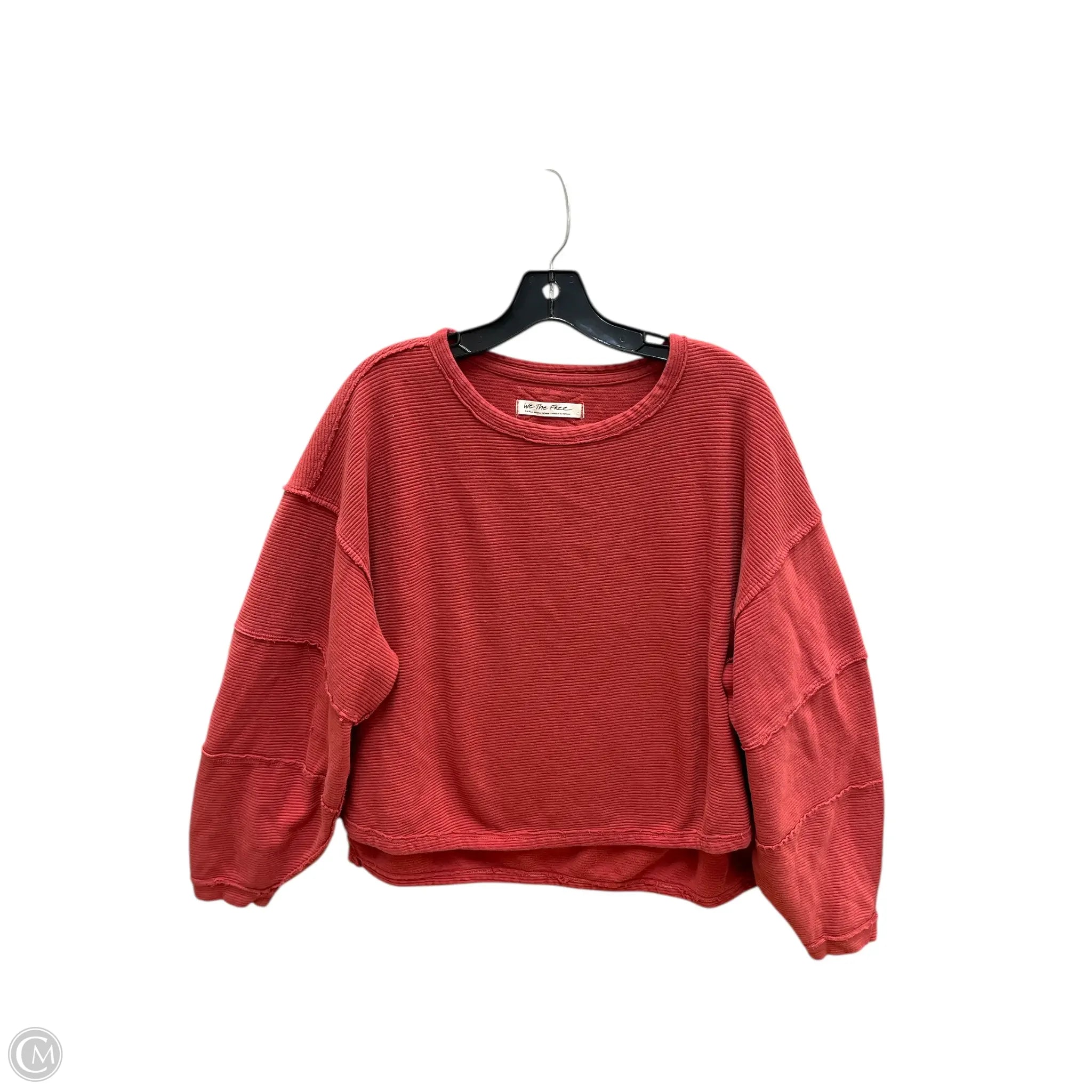 Top Long Sleeve By We The Free In Red, Size: S