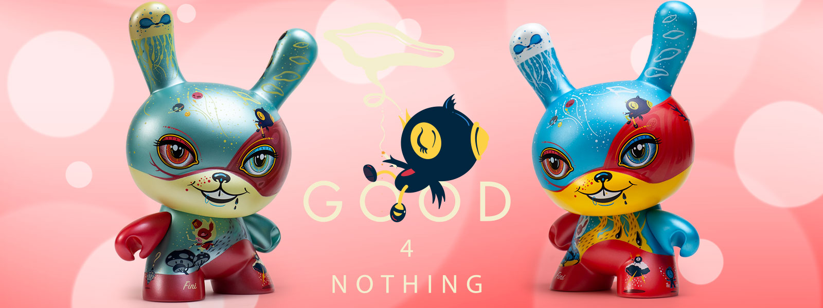 Good 4 Nothing 8" Dunnys by 64 Colors - Artist Laura Colors x Kidrobot