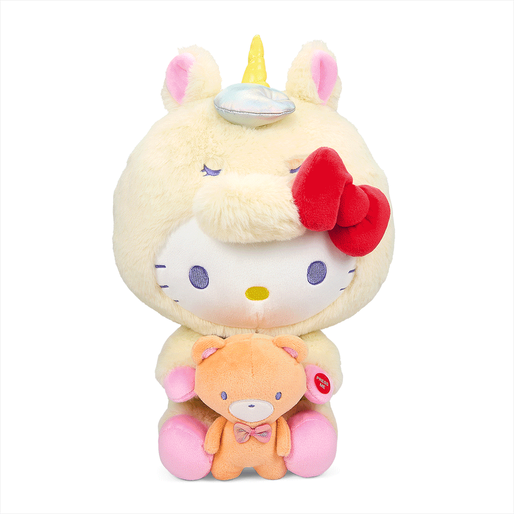 Hello Kitty 13" Light-Up Unicorn Plush