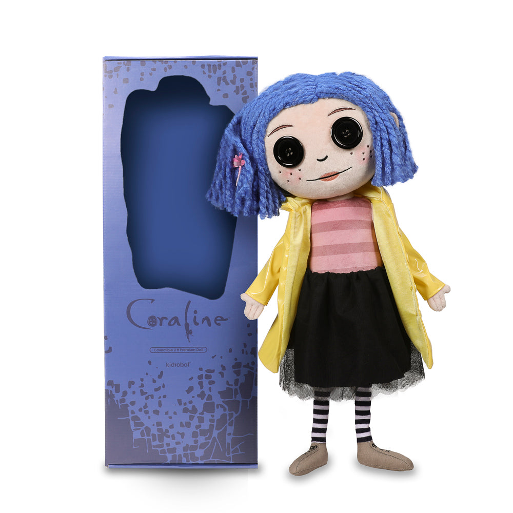 Coraline 24" Premium Plush Doll in Gift Box