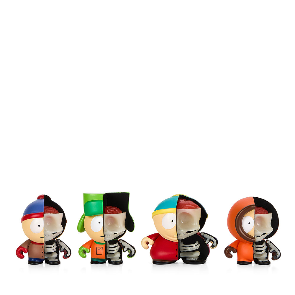 South Park Anatomy Boys 2 Vinyl Figure 4-Pack Glow-in-the-Dark Edition