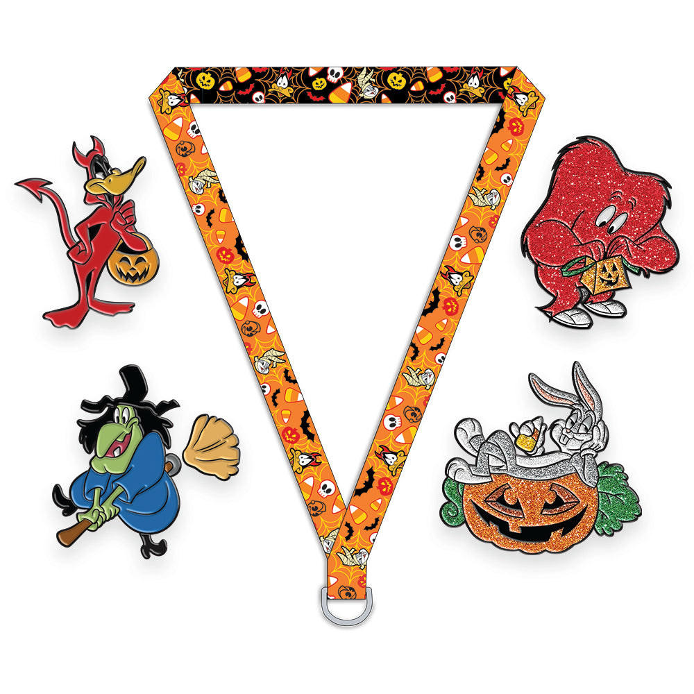 2023 CON EXCLUSIVE: Looney Tunes Halloween 1.5" Premium Pins and Lanyard Set (Limited Edition of 350)