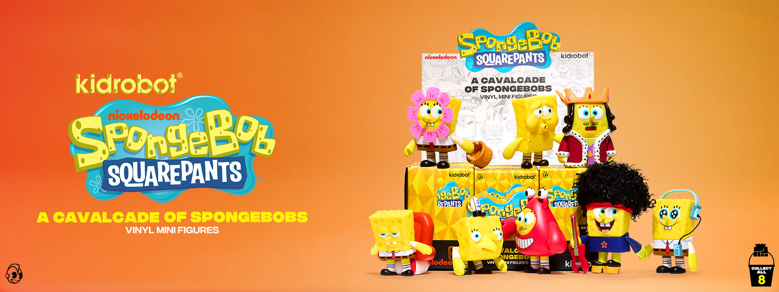 Kidrobot x SpongeBob SquarePants Toy Collection