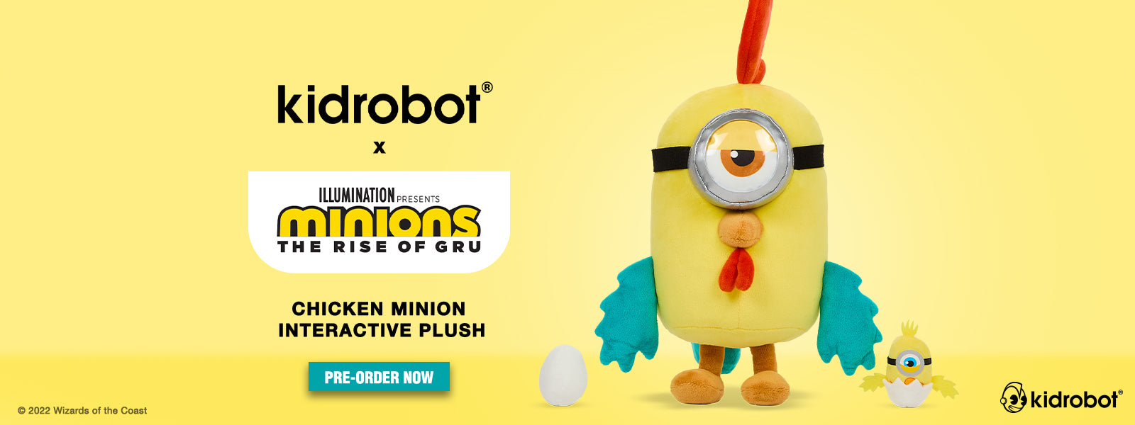 Minions: Rise of Gru Plush Toys & Collectibles from Kidrobot Celebrating the new Minions Movie