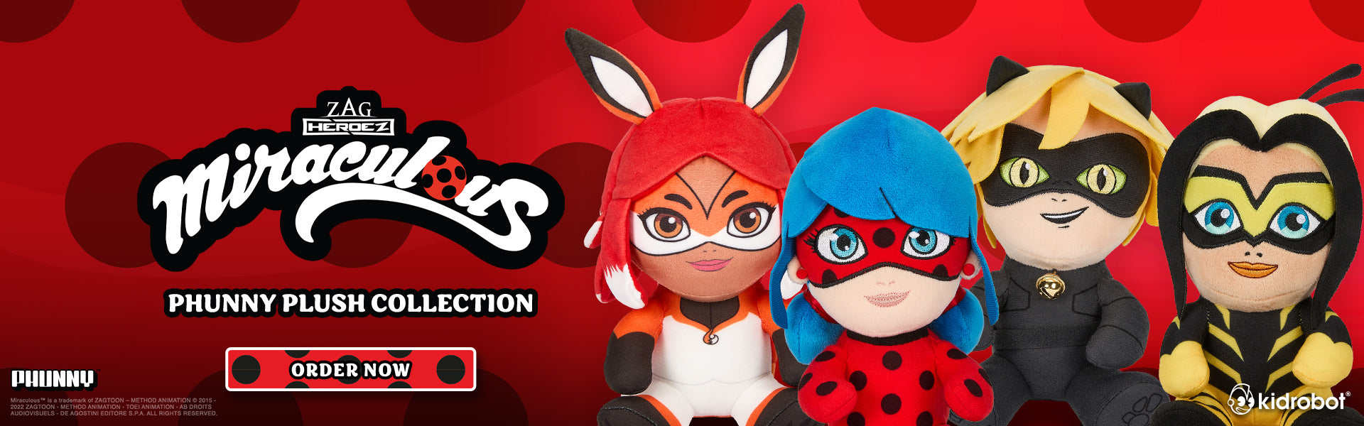 Miraculous - Cat Noir Phunny Plush (PRE-ORDER)