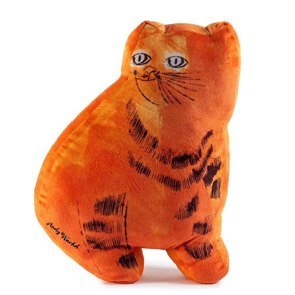 orange cat stuffed animal