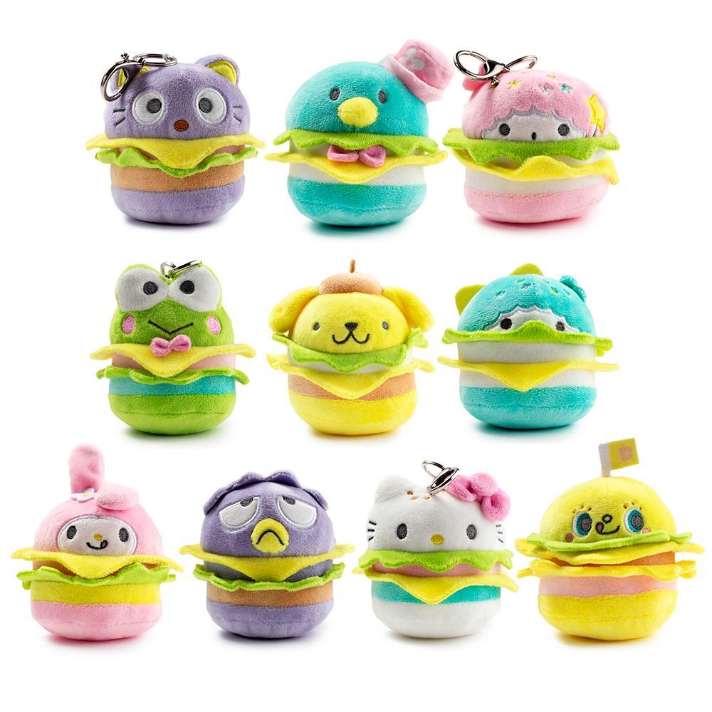 Image of Hello Sanrio Plush Burger Charms by Kidrobot