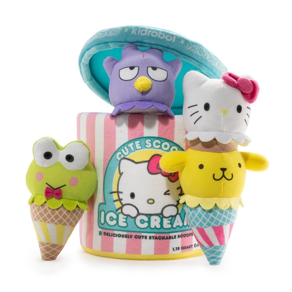 Image of Sanrio Cute Scoops Ice Cream Interactive Plush by Kidrobot