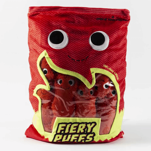 fiery puffs plush