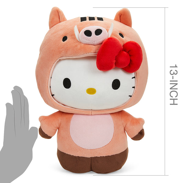 Pelúcia Hello Kitty tamanho S Sanrio Personagens (9cm) deitada – Pig Rabbit  Shop