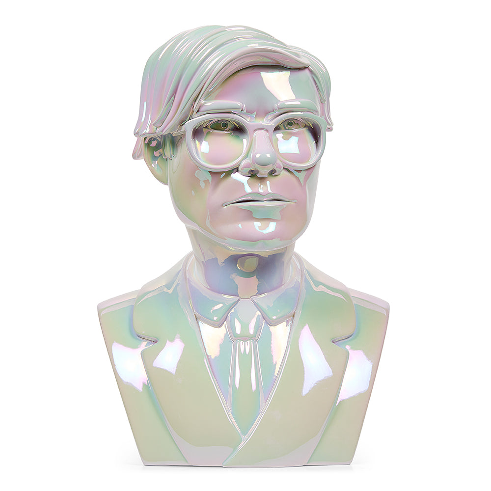 Andy Warhol 12" Bust Vinyl Art Sculpture - Iridescent Edition (Limited Edition of 300)