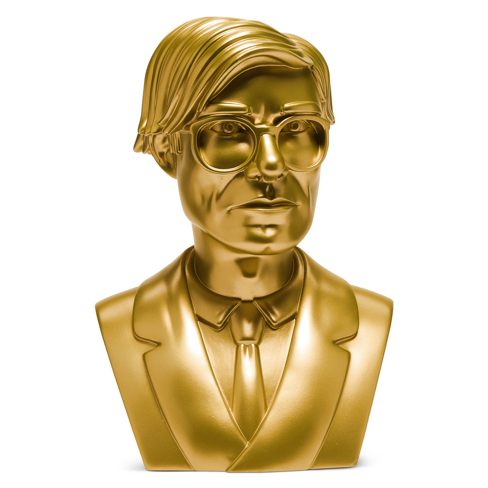 Andy Warhol 12" The Bust Vinyl Art Sculpture - Gold Edition - Limited edition of 200