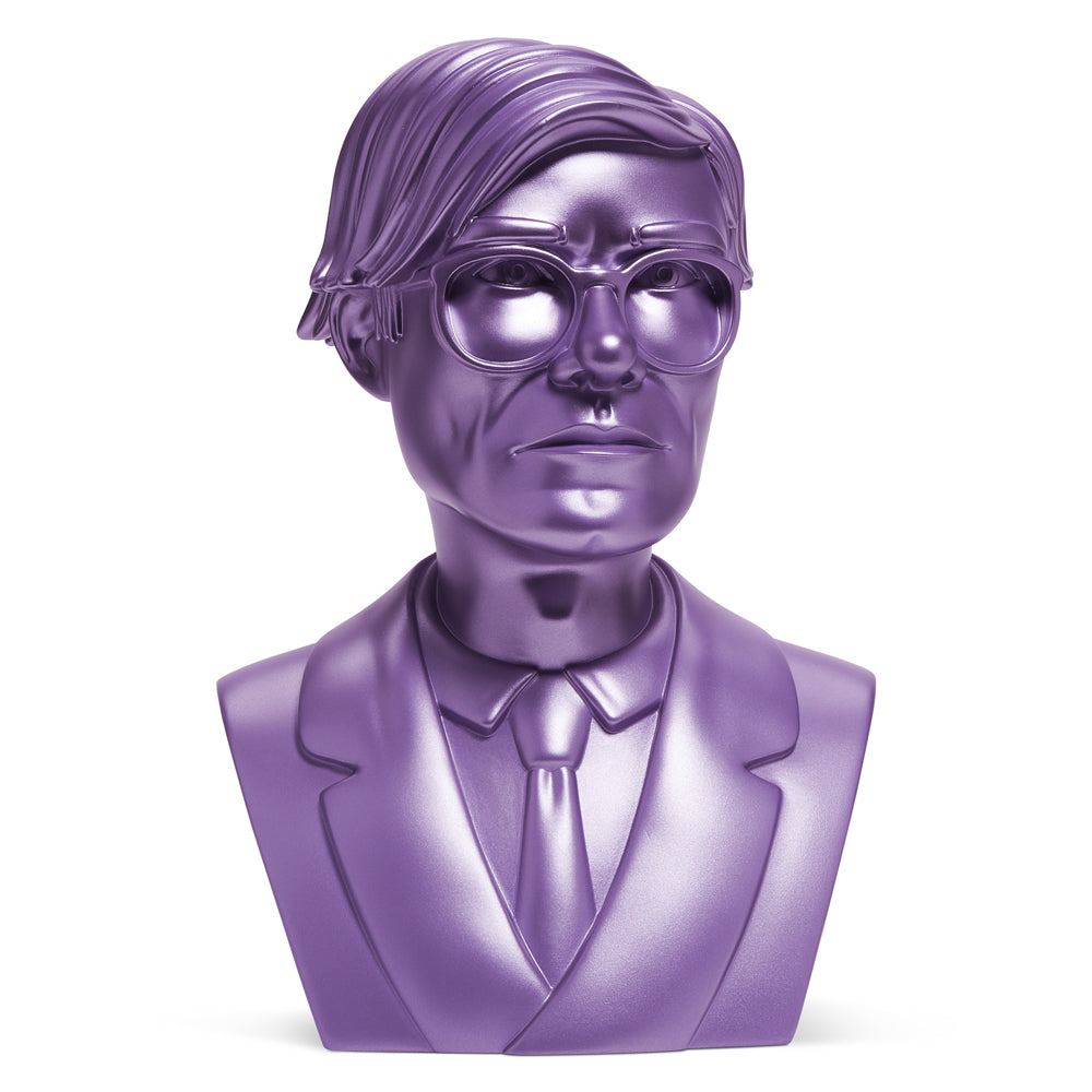 Andy Warhol 12" The Bust Vinyl Art Sculpture - Lavender Edition (2022 Con Exclusive)