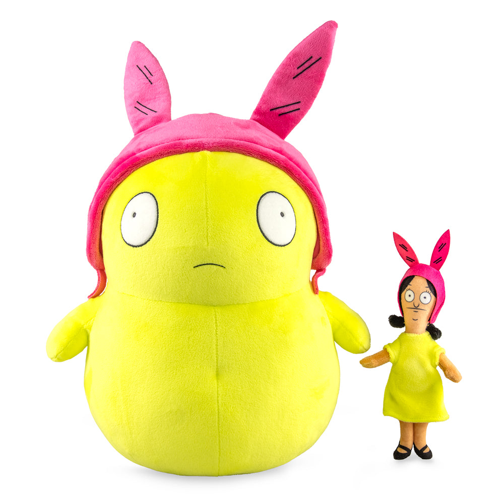 Image of Bob's Burgers Kuchi Kopi & Louise 16” HugMe Shake Action Plush