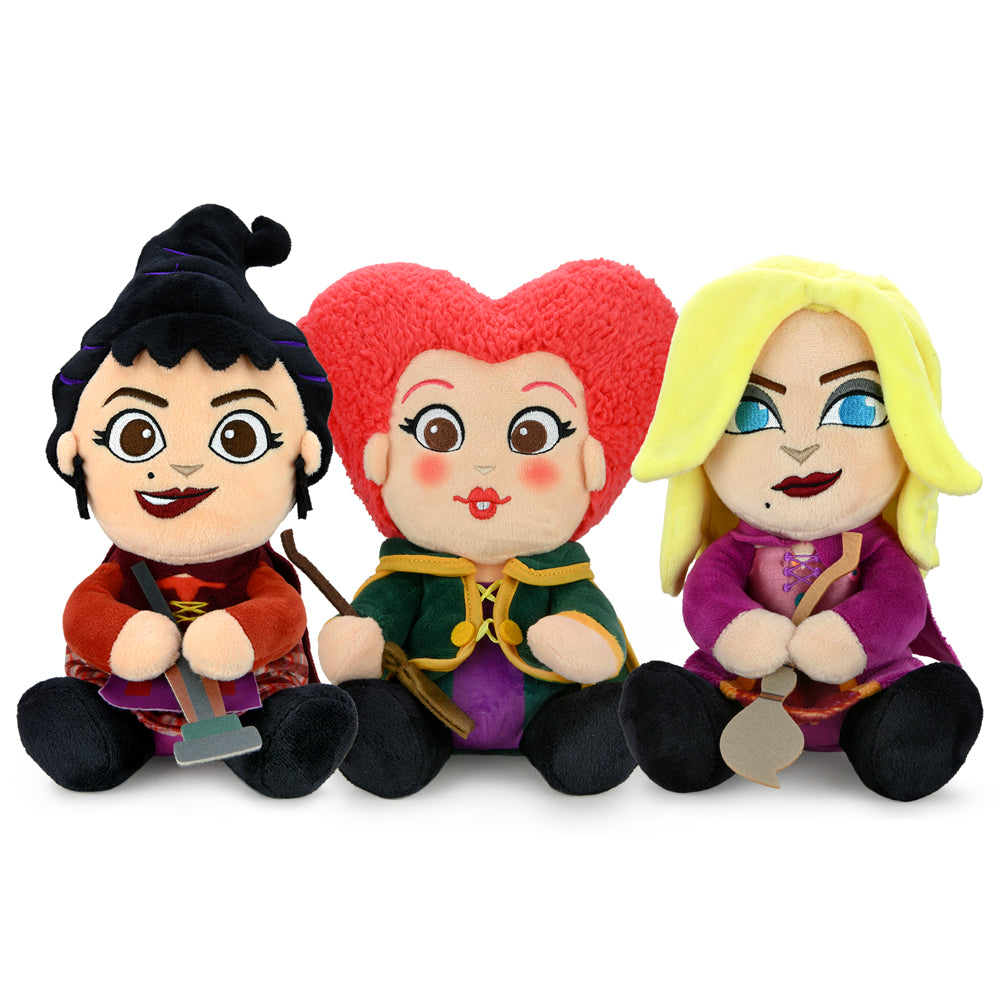 Hocus Pocus Sanderson Sisters 8” Phunny Plush 3-Pack by Kidrobot