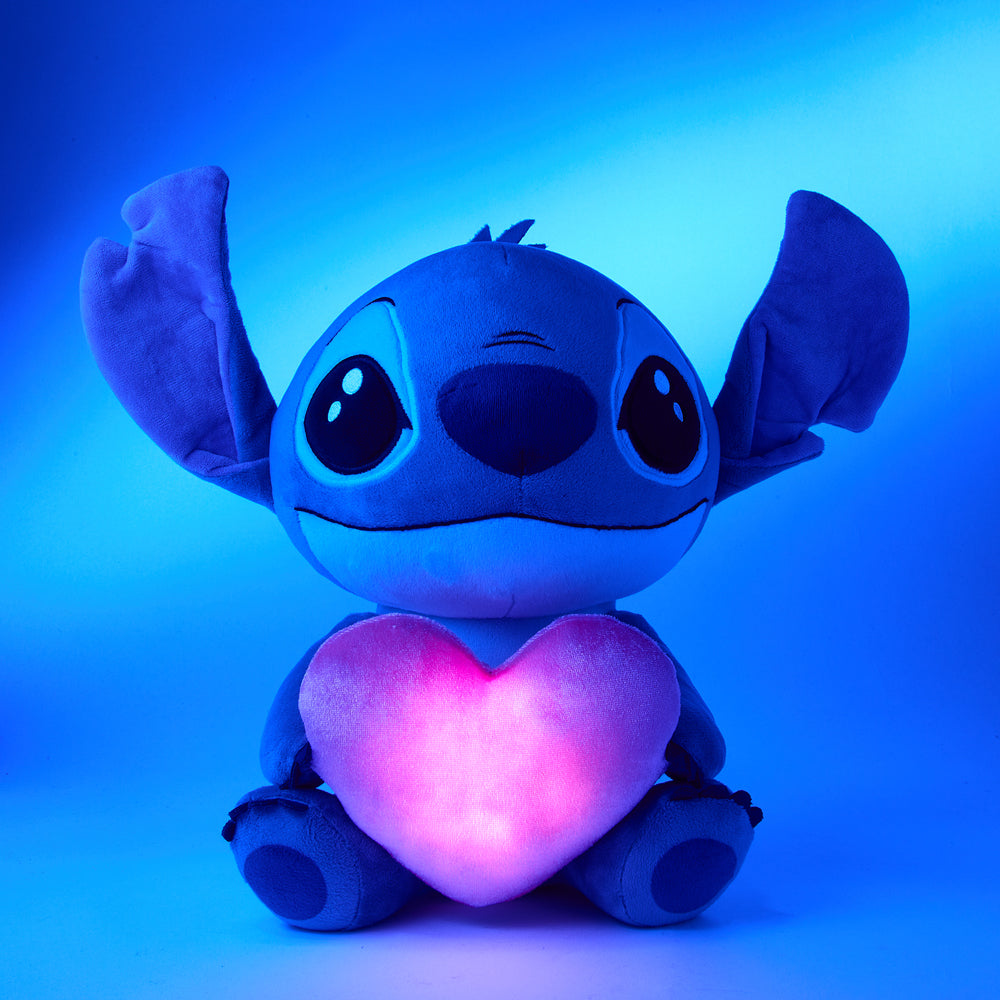 sofá 鍔 Herencia Disney Lilo and Stitch I Love Stitch 13" Light Up Plush