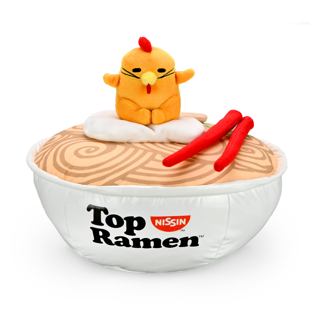 Image of Nissin Top Ramen® x Gudetama™ Interactive Ramen Bowl Plush
