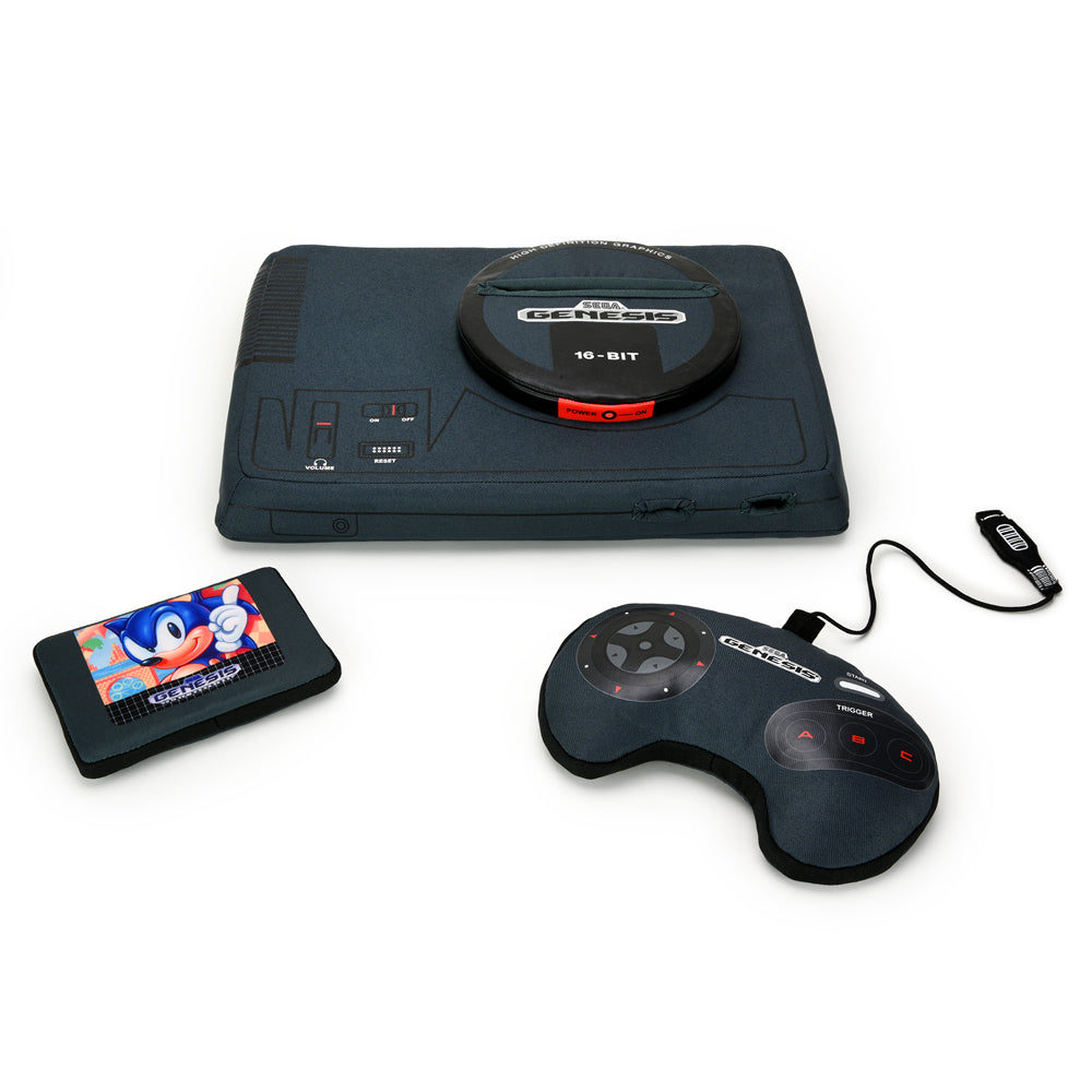 Keelholte nood Faculteit SEGA Genesis Gaming Console 12" Interactive Plush with Sonic Cartridge