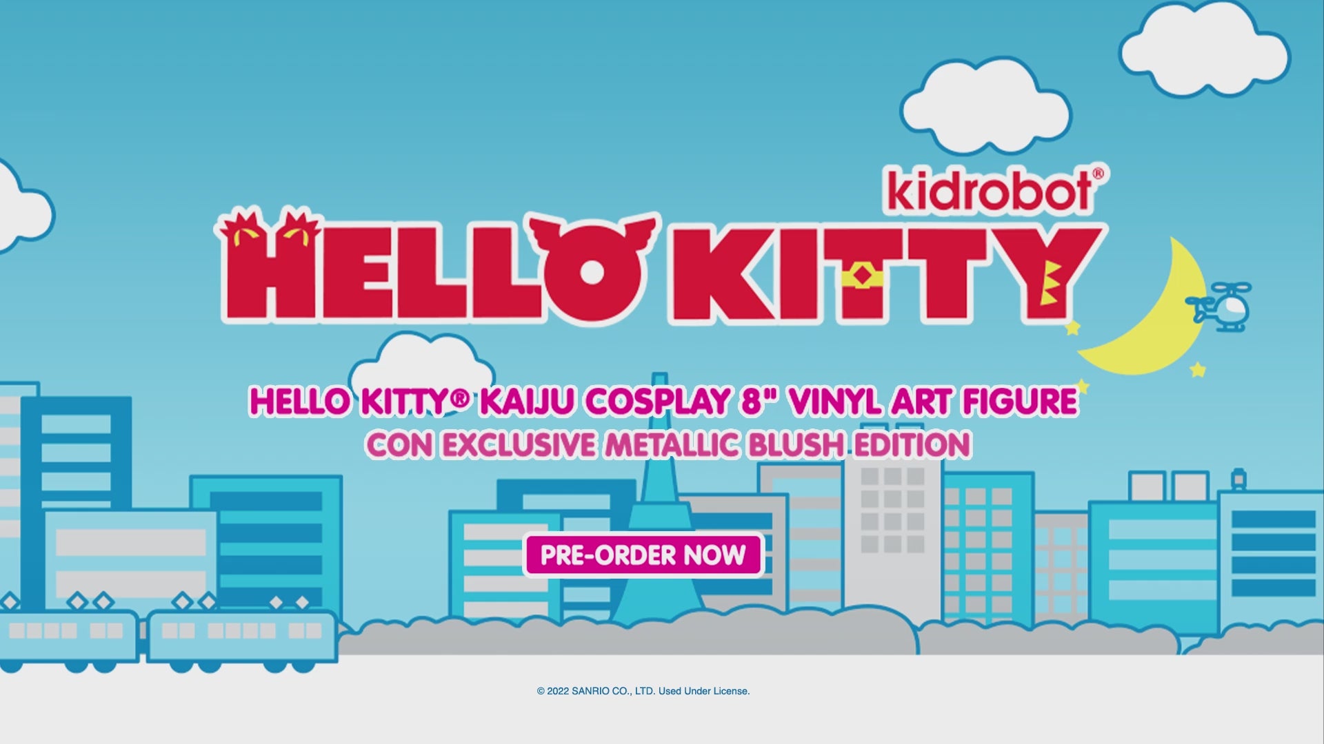 Kidrobot Hello Kitty x Team USA Mini Figures