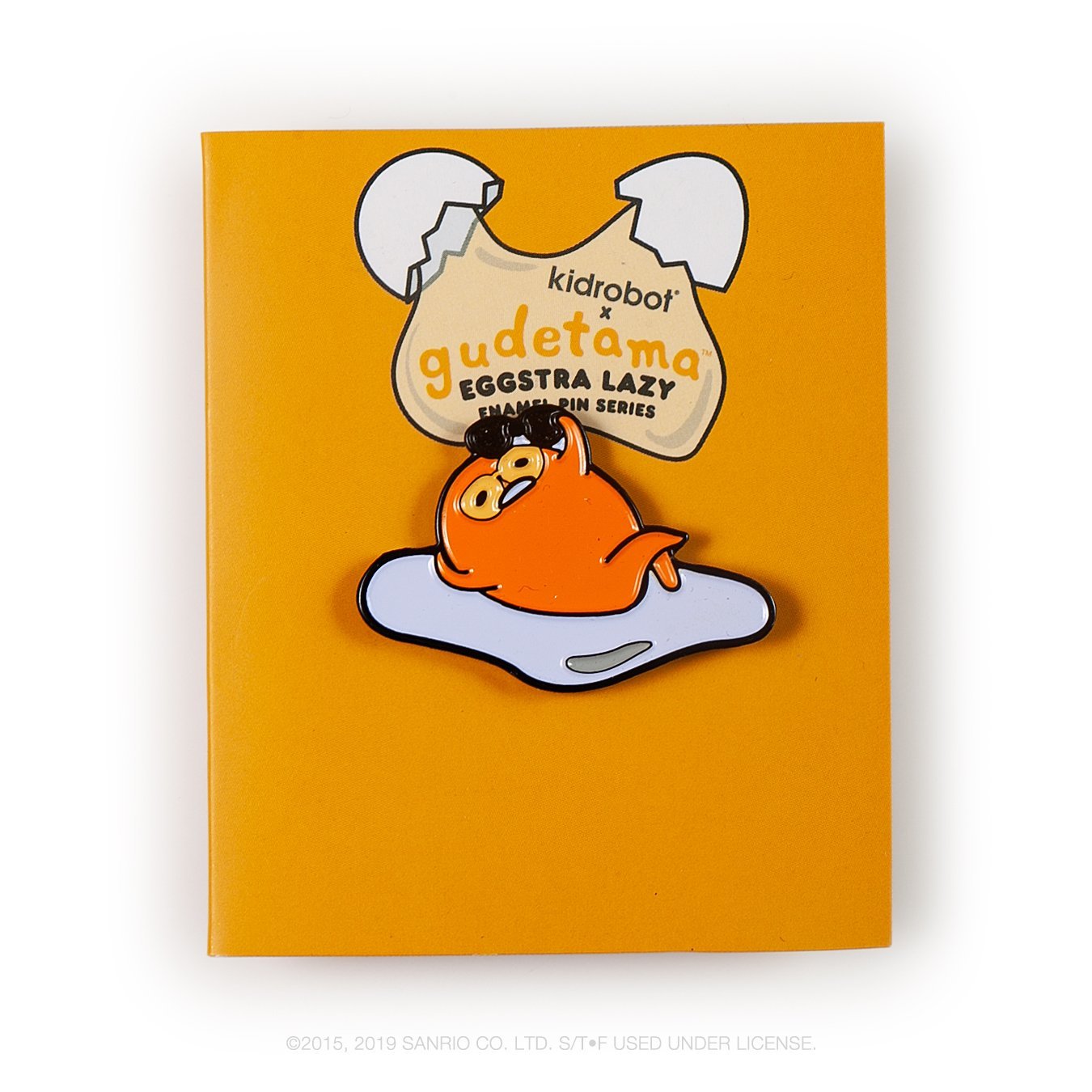 Gudetama Eggstra Lazy Enamel Pin Series by Kidrobot x Sanrio1350 x 1350