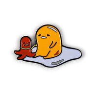 Gudetama Eggstra Lazy Enamel Pin Series by Kidrobot x Sanrio | Kidrobot