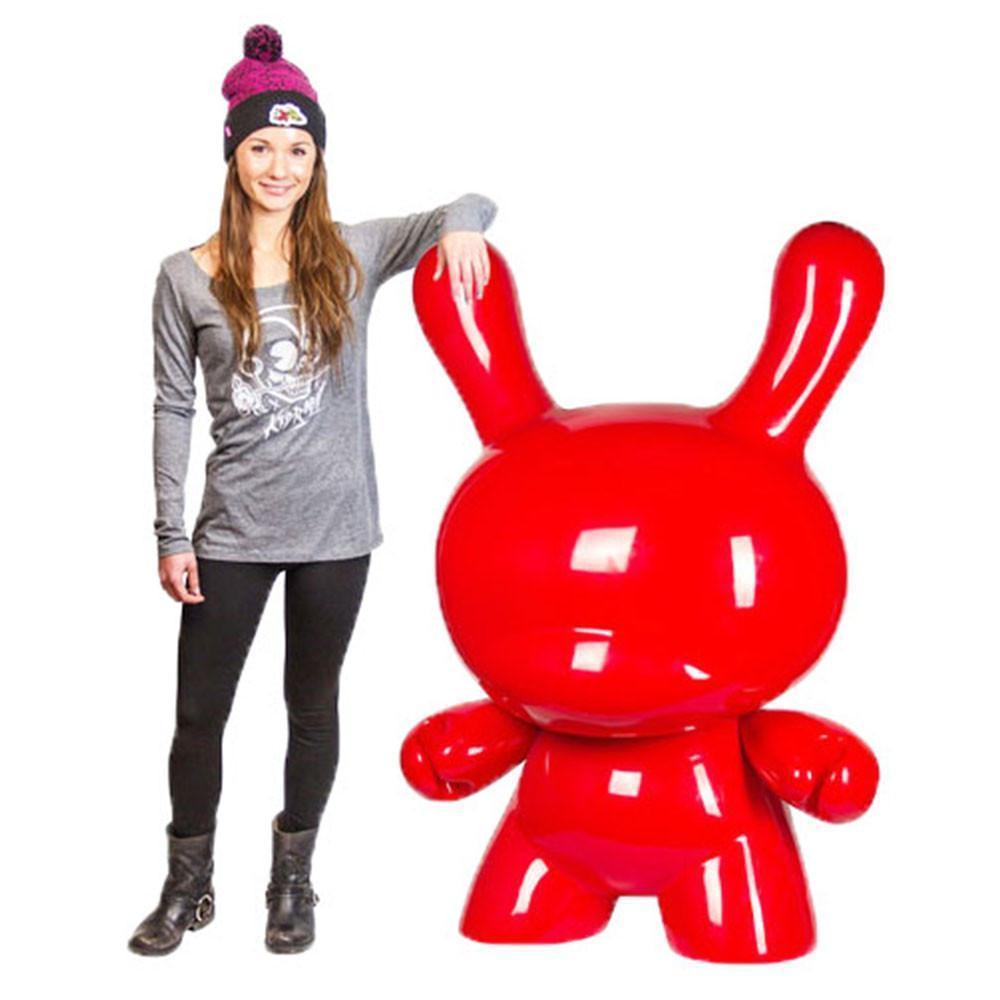 Art Giant Red 4-Foot Dunny Art Sculpture by Kidrobot