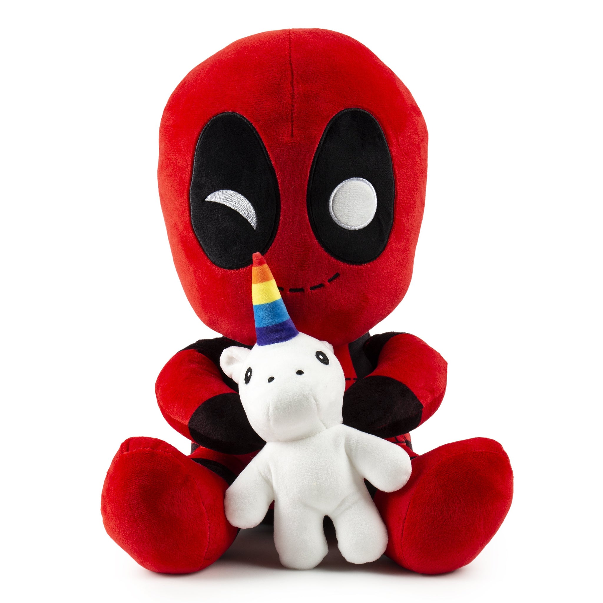 deadpool plush with unicorn