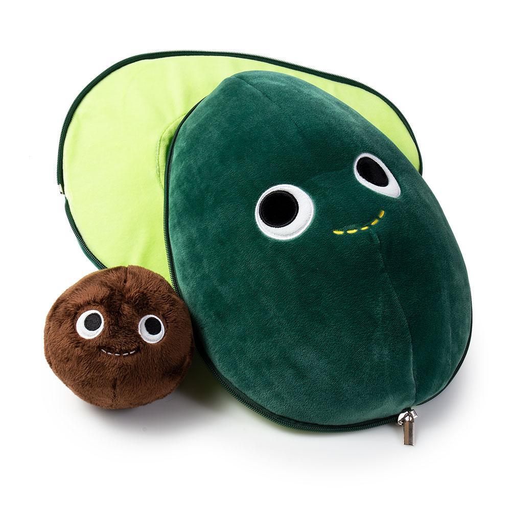 plush avocado pillow